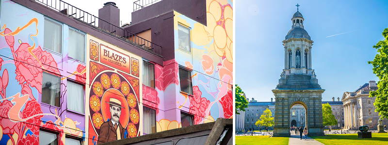 Street art og Trinity College